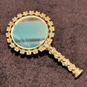 Mini Hand Mirror. Mid century by Sam Fink.